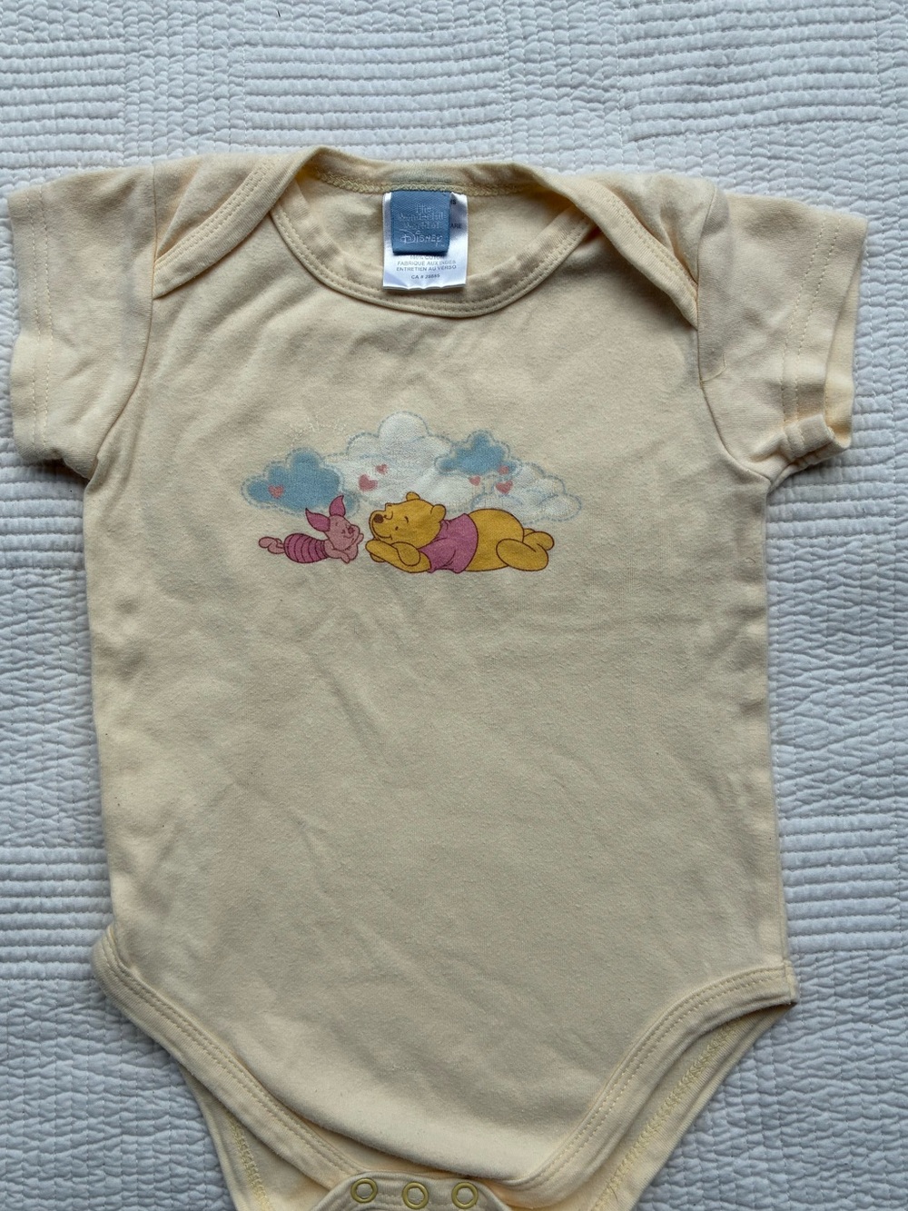 Winnie the Pooh Short-Sleeve Baby Onesie
